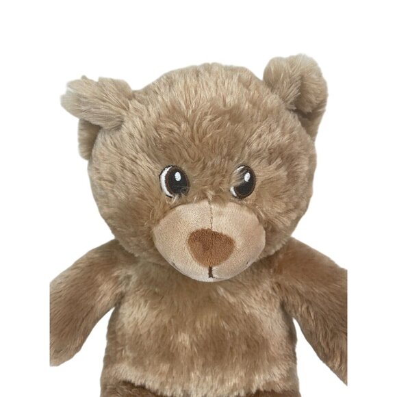 Build A Bear Plush Teddy Tan Stuffed Light Brown 16 BAB Embroidered Eyes - Picture 2 of 8